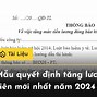 Quyết Định Tăng Lương Tối Thiểu Vùng 2023